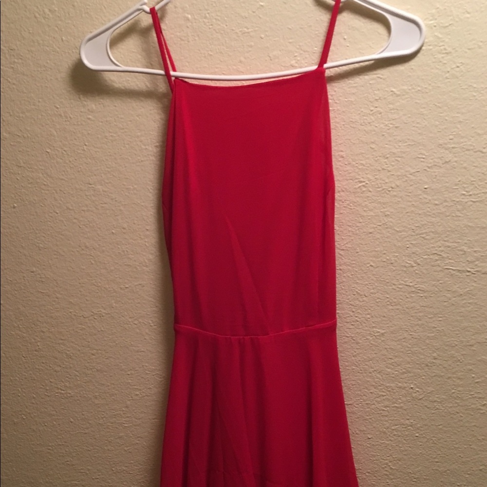 Red dress